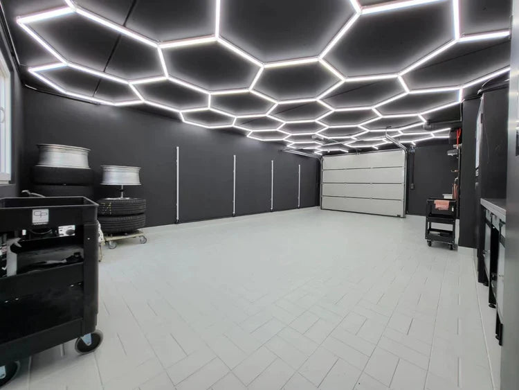 HexaGlow Pro Hexagonal Garage Light