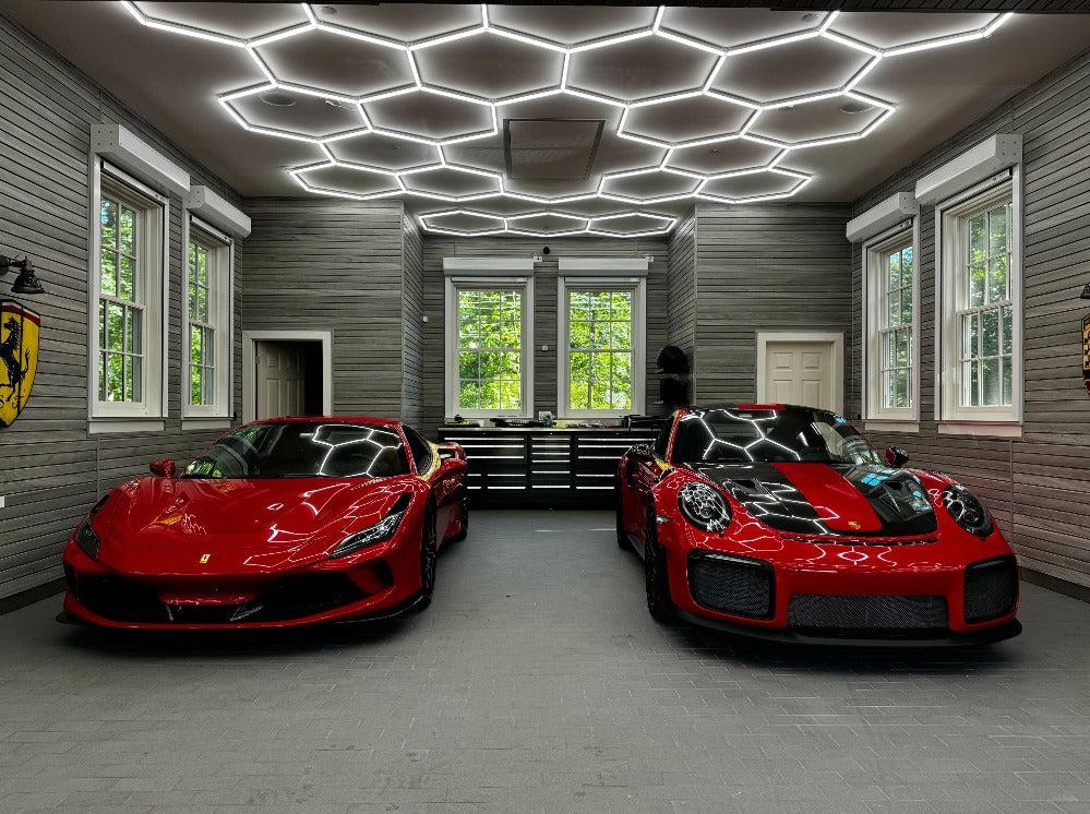 HexaGlow Pro Hexagonal Garage Light