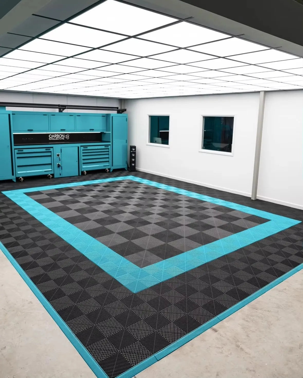 SnapFit Garage Floor Tiles